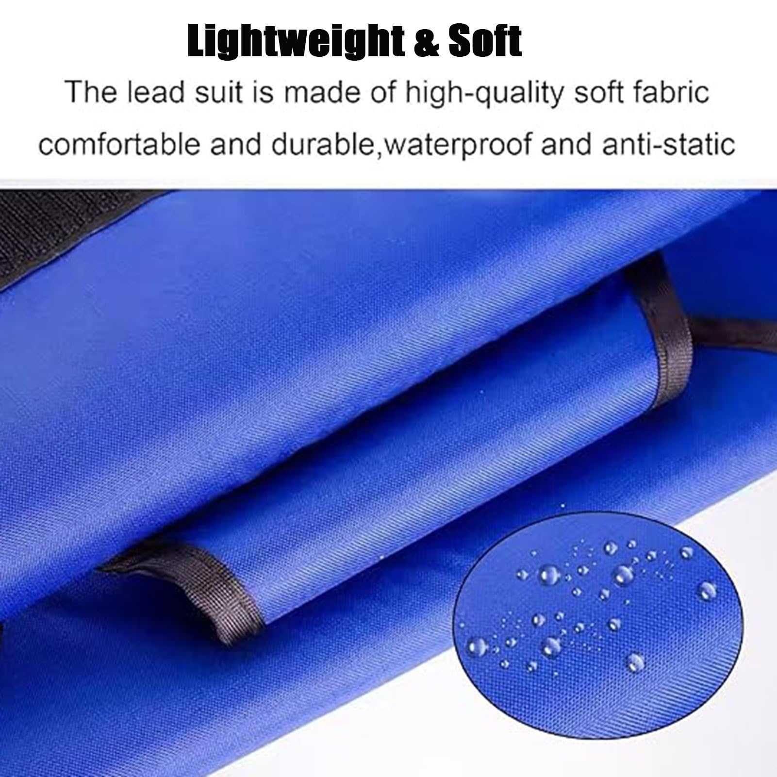 Chaleco De Plomo Ligero Y Suave Para Protección Contra La Radiación De Rayos X | Chaleco Envolvente Sin Mangas Con Protección De Caucho Y Plomo, Equivalente A Plomo Pb De 0,5 Mm