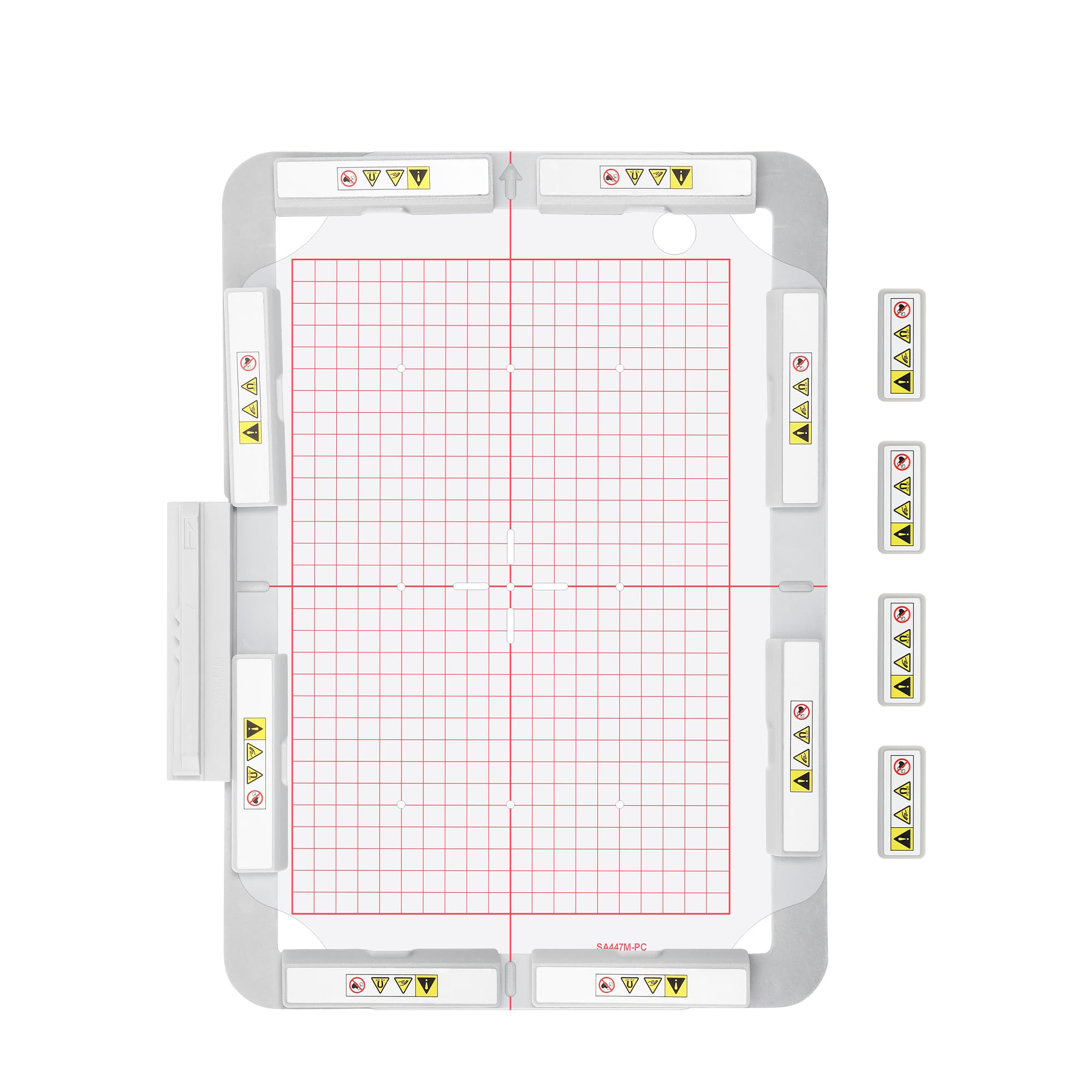 Sew Tech Magnetischer Stickrahmen für Brother Quattro 6000D 6700D 6750D Luminaire XP2 XP3 Stellaire XJ1 XE1 Dream Machine XV8550D Baby Lock Solaris Altair Meridian Machine, 200×300 mm (8"x12")