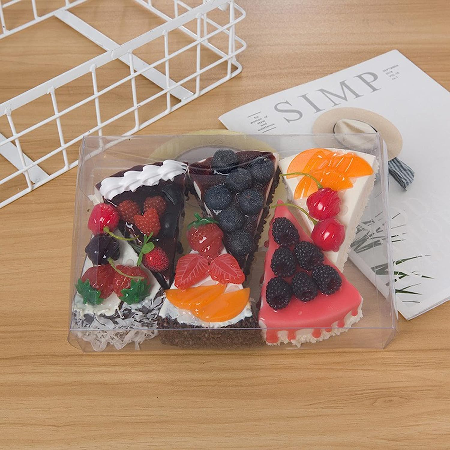 Lot 6 Faux Gâteaux BestAlice - Déco Réaliste Pour Vitrine, Photo, événements
