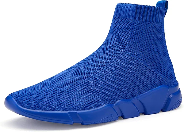 WXQ Men's Running Shoes Comfortable Lightweight Breathable Walking Shoes Mesh Workout Casual Sports Shoes