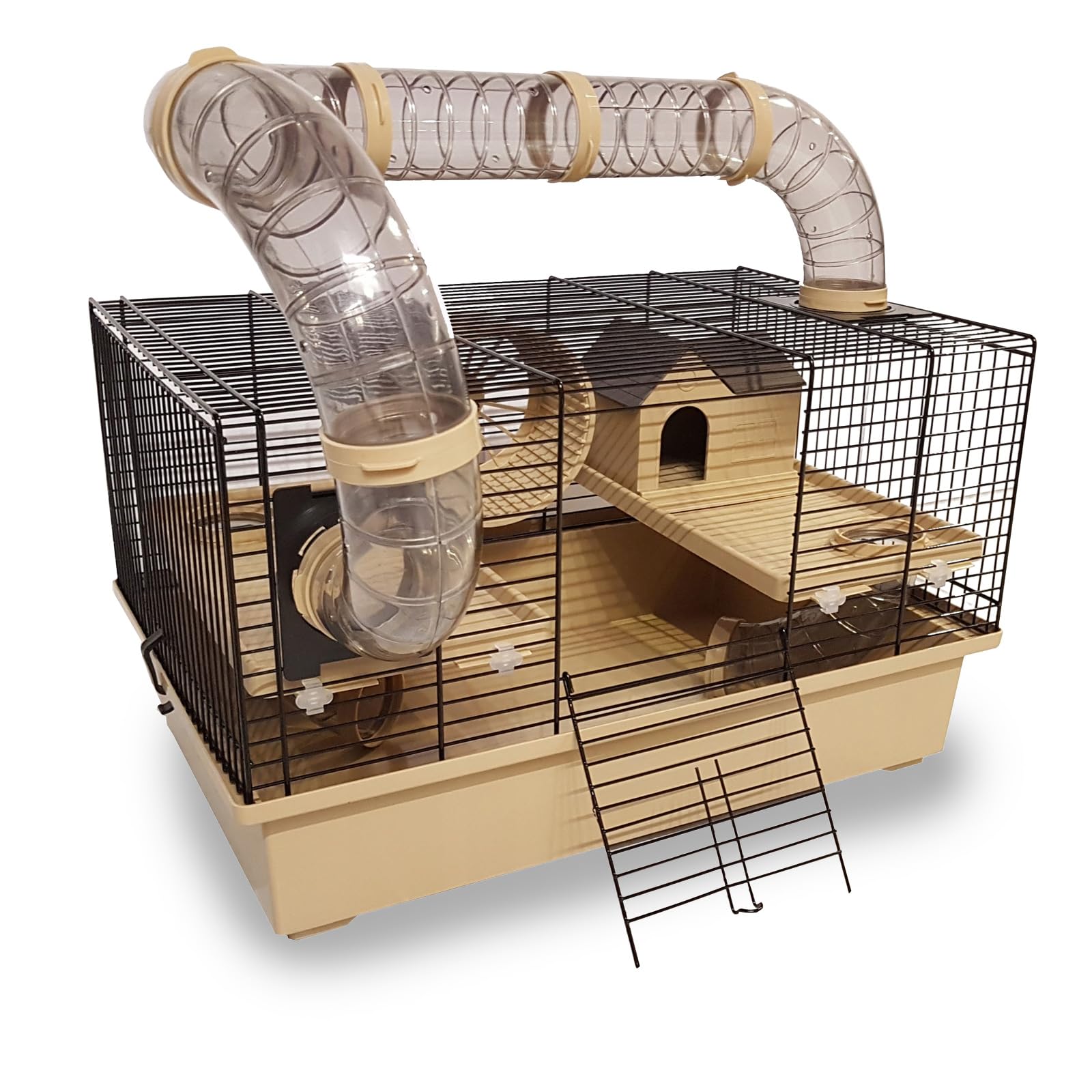 Nagerkäfig Kleintiere LUNAPARK 2 Zubehör 48x31x29cm Maus Hamster Käfig Tunnel Haus