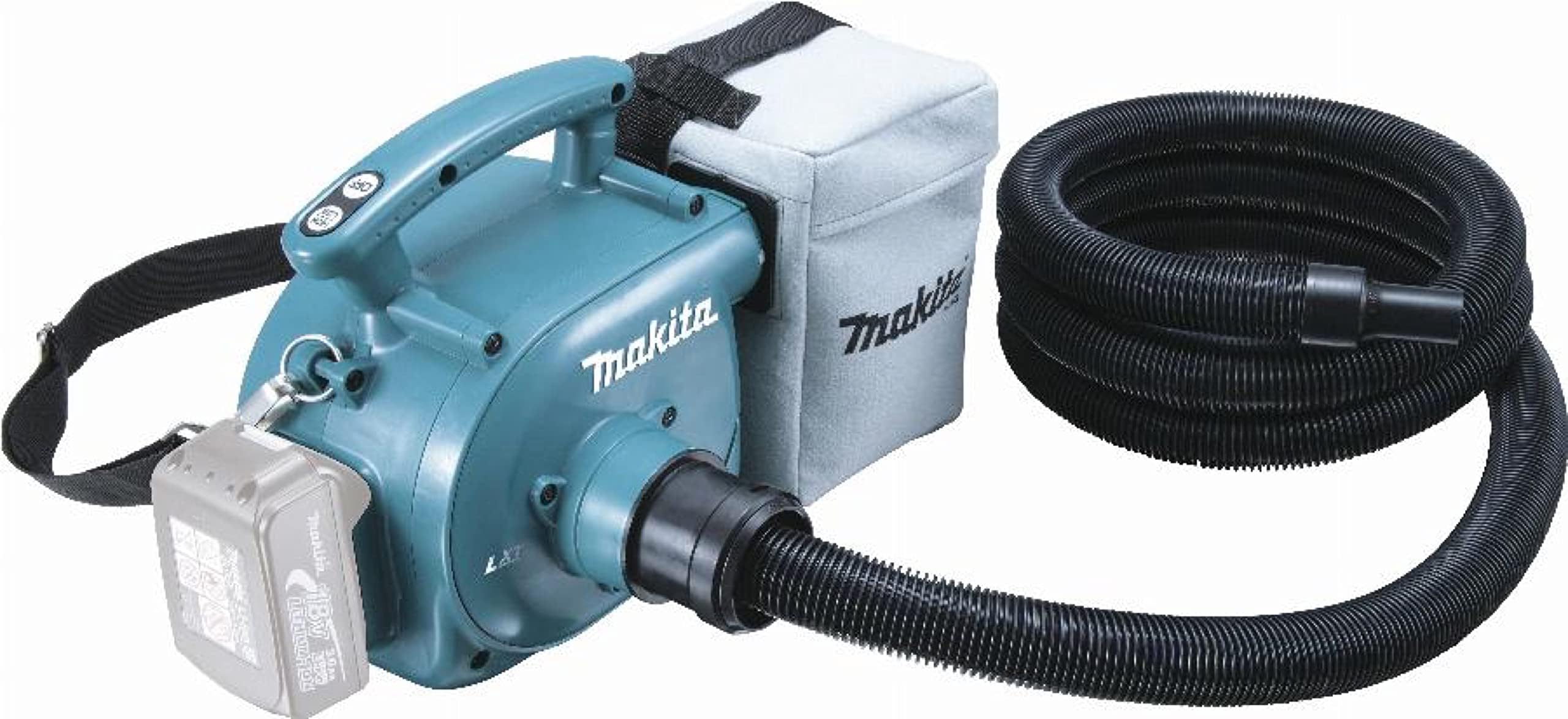 Aspirapolvere A Zaino Makita DVC261ZX15 - Senza Fili, 2x18V, Motore Brushless, Per Lavori Professionali - Foto 7