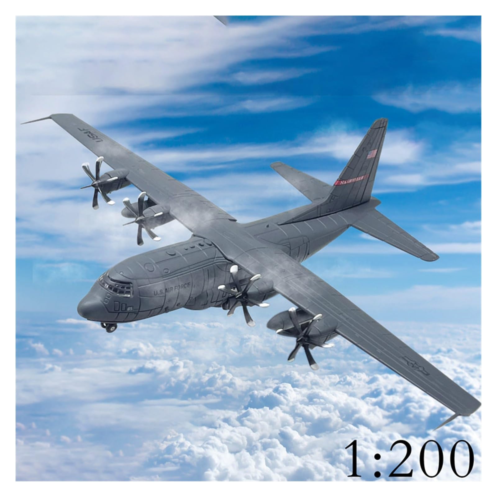 Amazon.co.jp: 1 200 スケールアメリカ C-130 輸送機