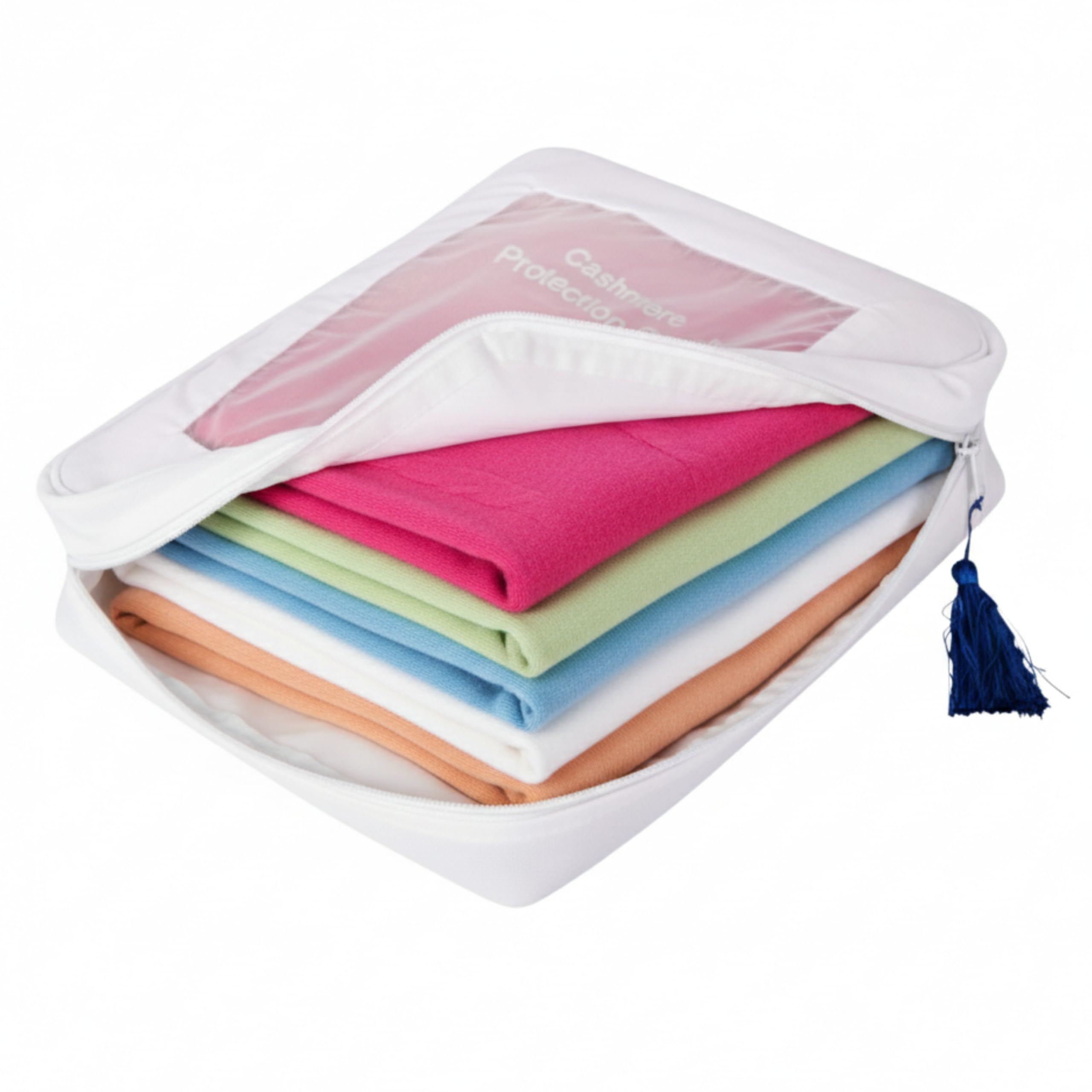 The Cashmere Choice Cashmere Storage Bags – 100% Cotton Breathable Garment Bag – XL