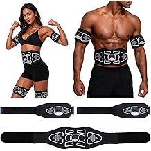 EMS Muscle Stimulator,Ab Stimulator Muscle Toner and Strengthens Abs,Waist, Arms, Legs, for Better Body Conditioning at Home for Men &amp; Women Electronic Muscle Stimulator at Home for Men &amp; Women