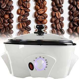 2025 Upgraded Hot Air Coffee Roaster Bean Machine | Multi-Functional Electric Coffee Roaster Machine 300-800g,Adjustable Temperature & Automatic Timer,Home/Commercial Use