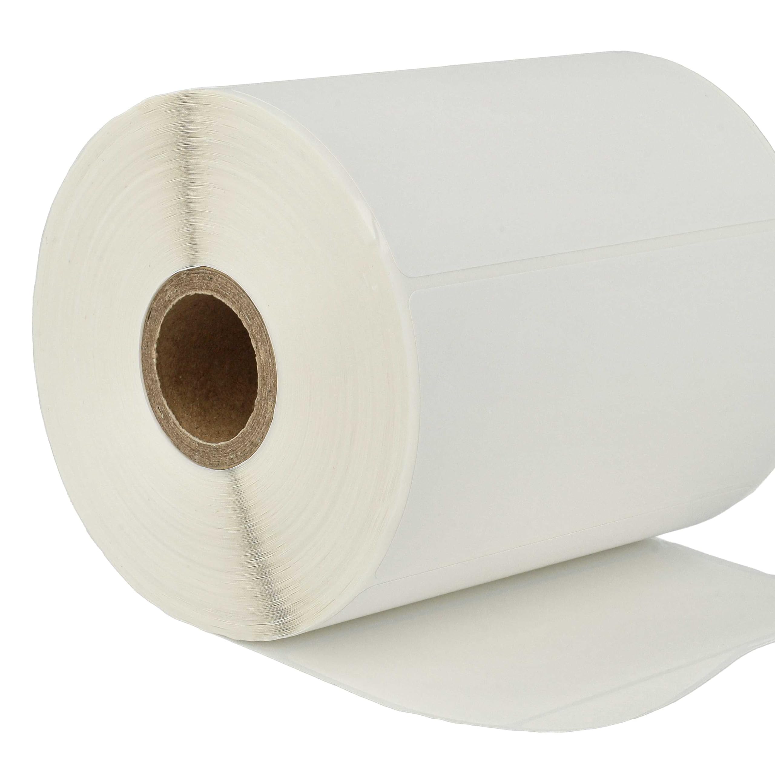 vhbw Rollo de etiquetas 102 mm x 50 mm compatible con Brother TD-4420DN, TD-4520DN, TD-4410D, TD-4550DNWB