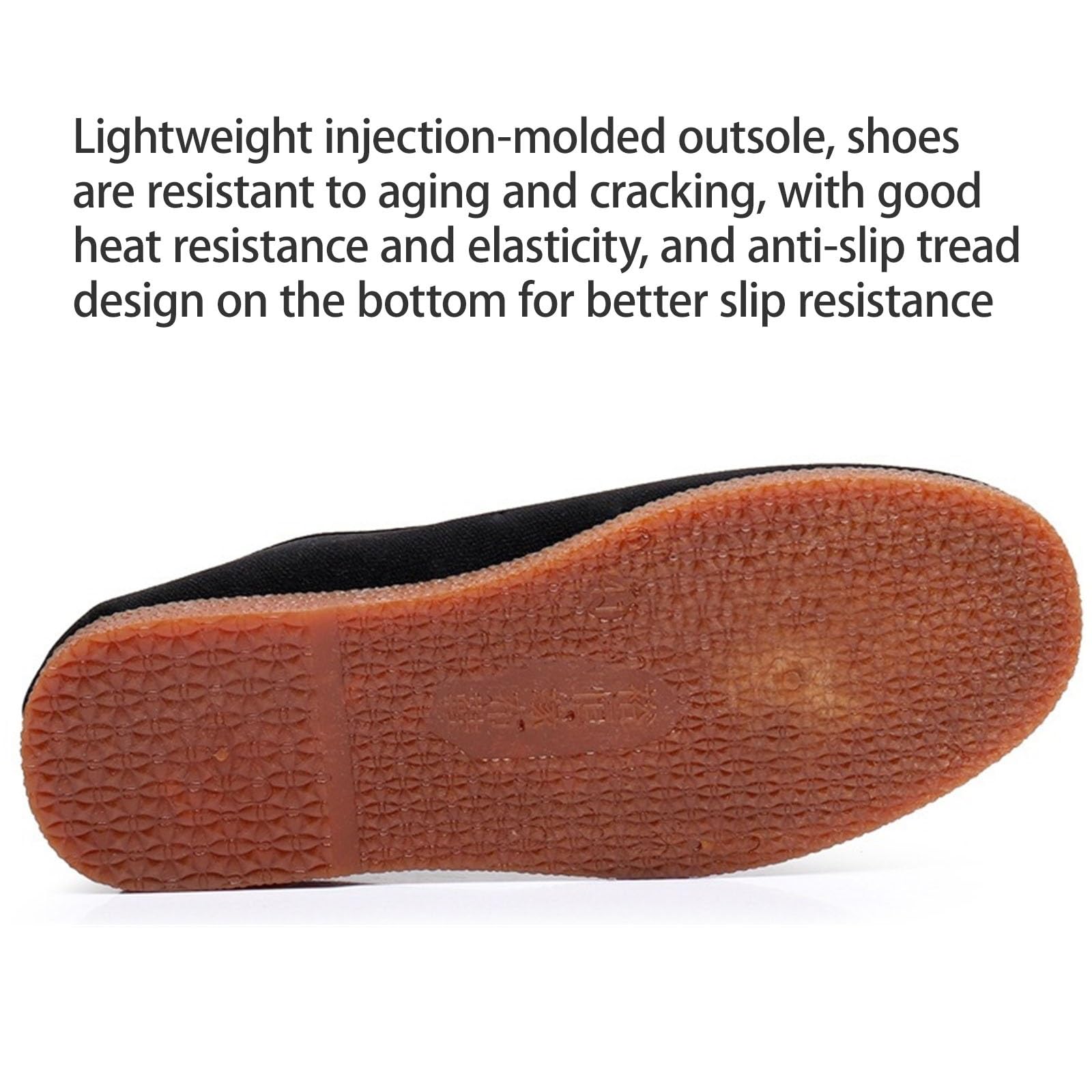 Zapatillas Kung Fu para Hombres Y Mujeres Flexibles Artes Marciales Tai Chi Zapatos con Suela De Goma Antideslizante, Zapatos De Tela para Practicar, Actuar Y Hacer Ejercicio