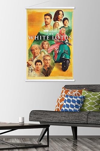 Miniatura 2 de Trends International The White Lotus - Póster de pared de una hoja, 22.37 x 34.00 pulgadas, paquete de impresión premium y colgador blanco