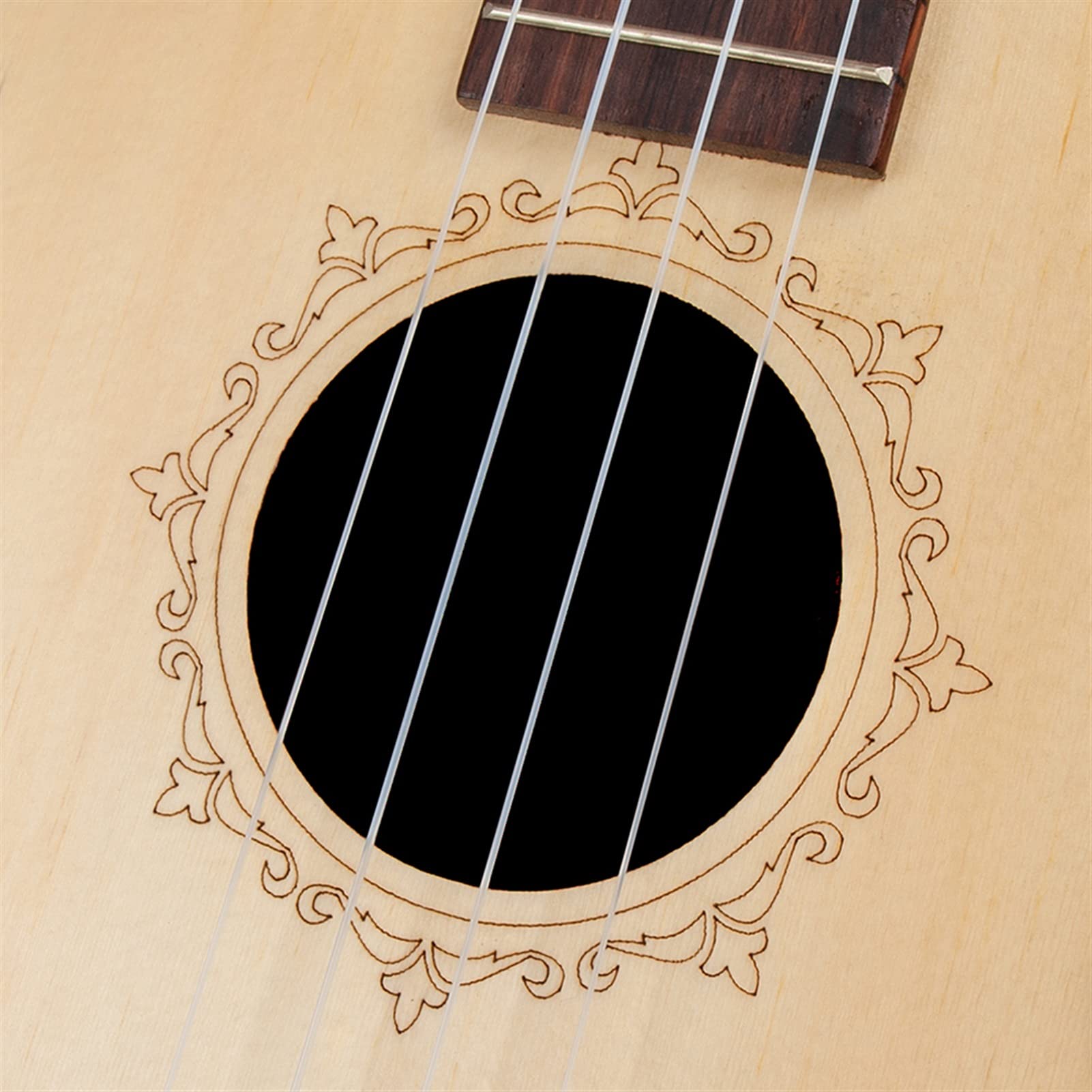 Ukulele koncertowe Początkujący Ukulele 21/23/ 26 Cal Ukulele Sopran Spruce Top Zebra Drewniana Backboard Mahoniowy Podstrunnica Ogume Head Instrument