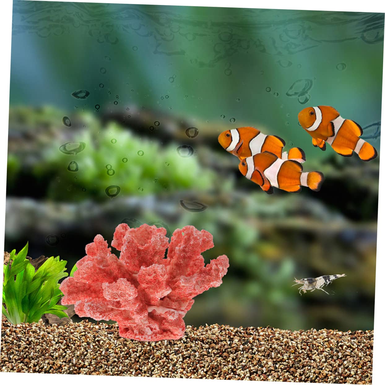 Knstliche Koralle Aquarium Deko - Realistische Harz Koralle Fr  Fischbecken, Sichere & Schne Unterwasser Dekoration