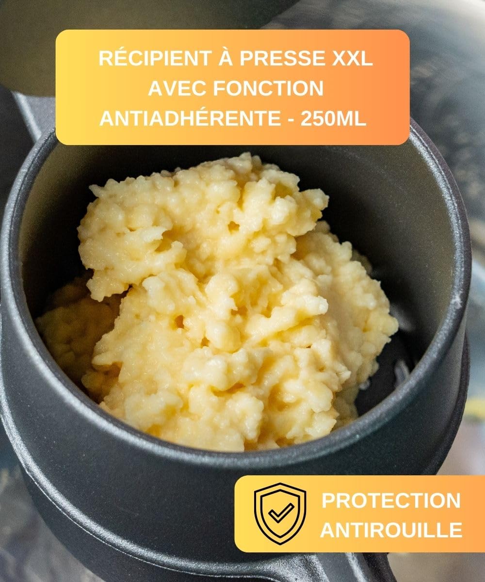 Presse à spätzle diamètre 3mm trou rond écumoire paliers Made in Germany