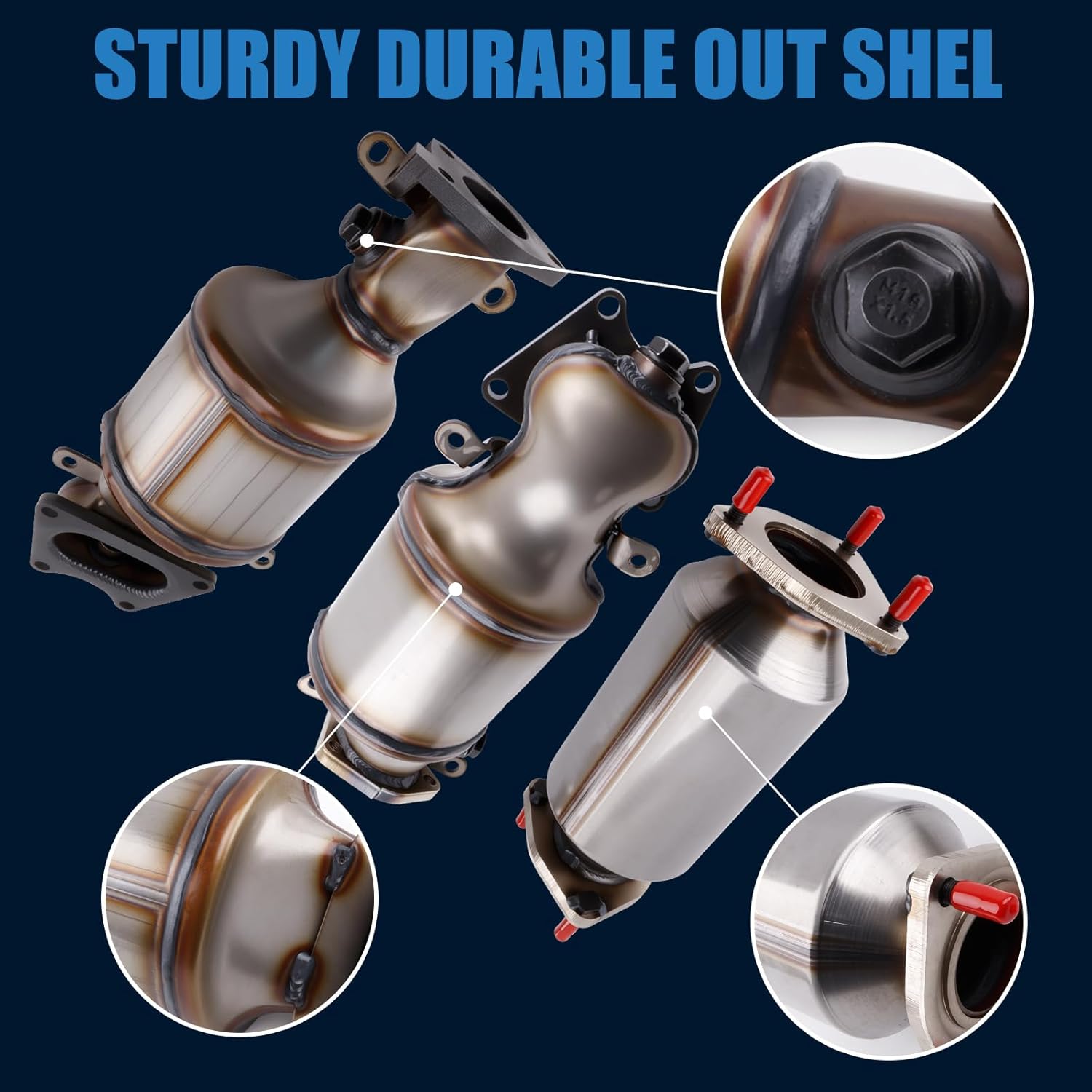 Catalytic Converter Compatible with 2005-2007 Odyssey 3.5L, 16450, 16451, 16351, Manifold Catalytic Converter