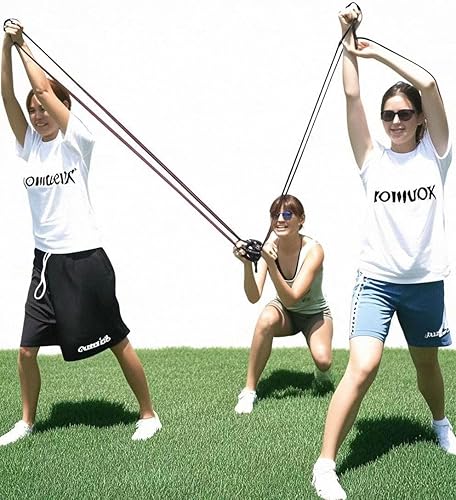 Lanzador de globos de agua de 500 yardas de largo alcance, tirachinas gigantes para 2-3 personas, tirachinas de camiseta para adultos, tirachinas de