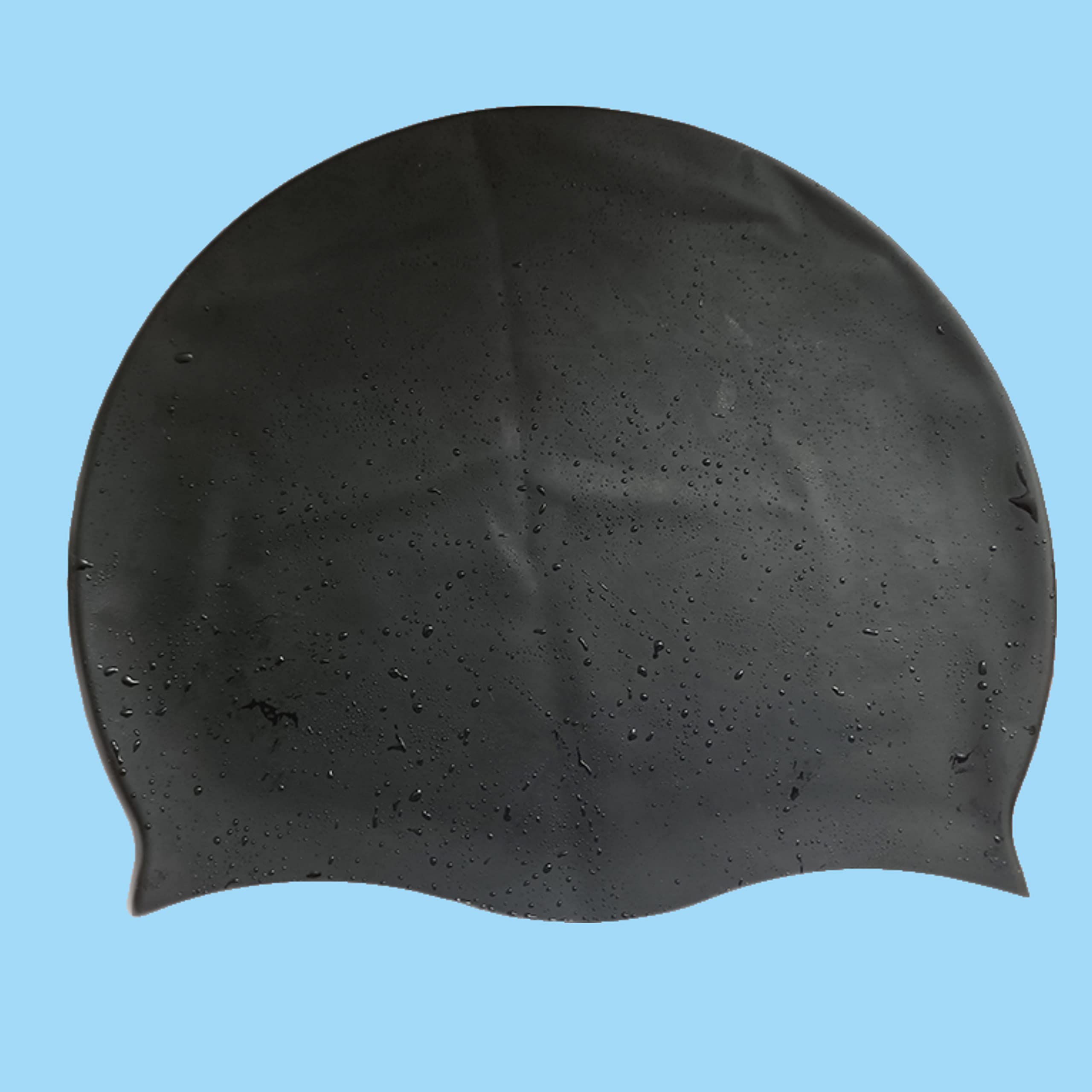 Ochron Silicone Swimming Cap, Swimming Cap for Men, Swimming Caps for Women, Swimming Cap for Kids. Suitable for Long Hair Swimming Cap and Ergonomically Designed for Indian Heads. (Black) (B0BCQY7RBS) Amazon Price History, Amazon Price Tracker