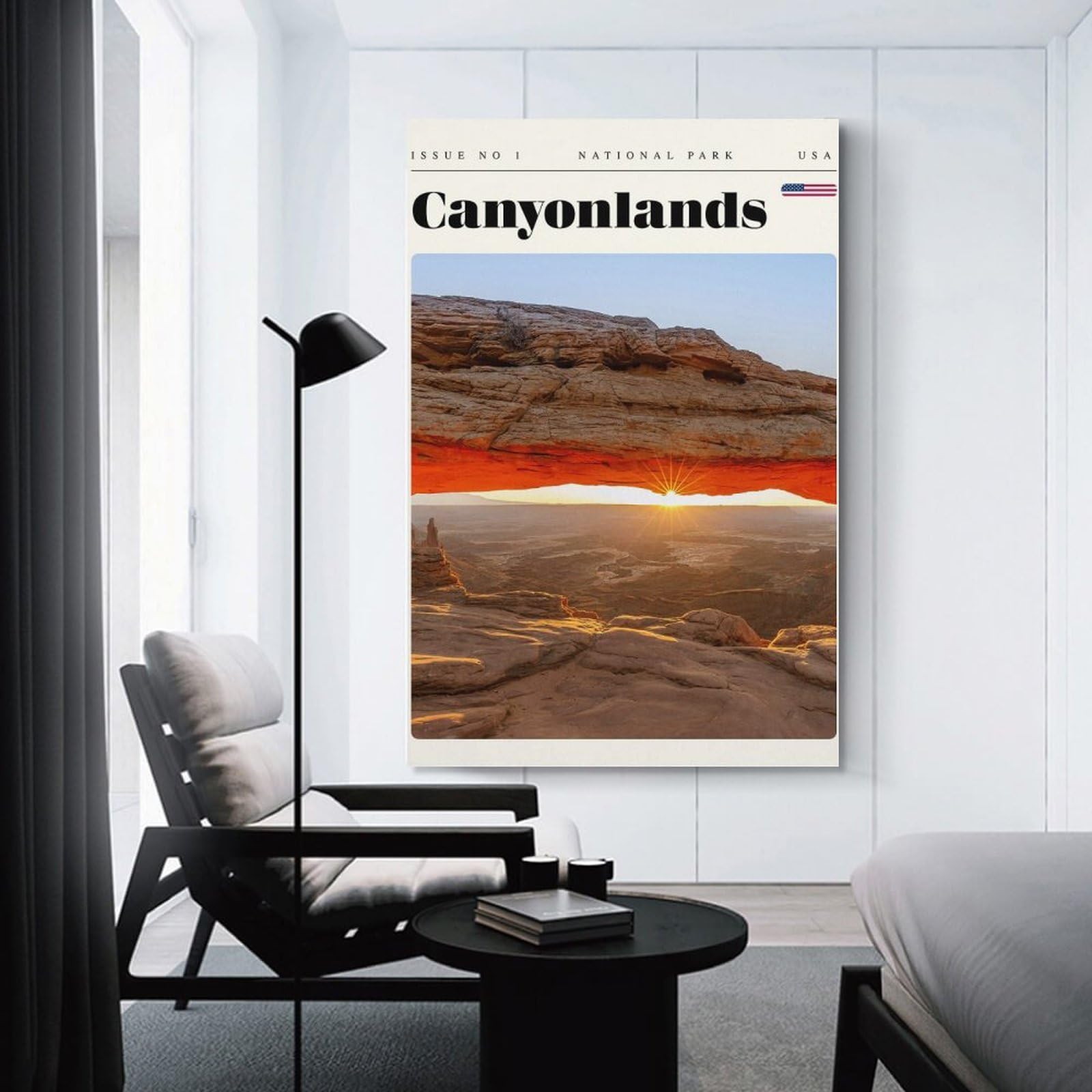 Junmoney Canyonlands National Park Travel Art Wall Picture Print 12x18inch(30x45cm), for Hallway, Lounge Or Guest Room, Gift Idea for Housewarming And Birthdays