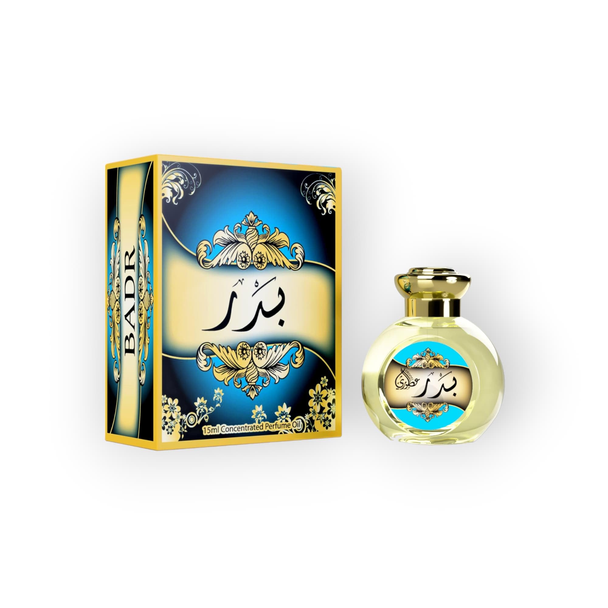 My Perfumes BADR from OTOORI Non Alcoholic Concentrated Perfume Oil or Attar for Men and Women, 15ml