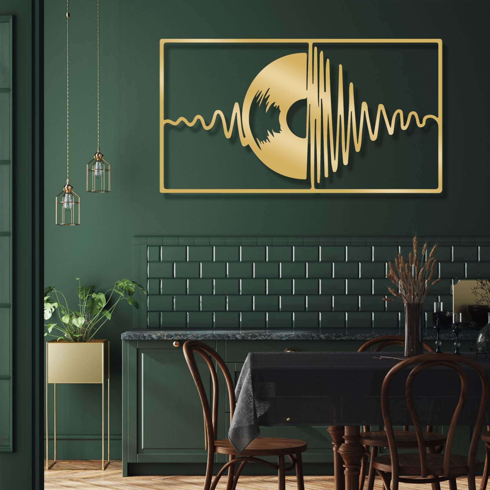 アート・デザイン・音楽 STUNNING HOUSES Amazon.com: Vinyl Record Metal Wall Art, Musical Wall Decor