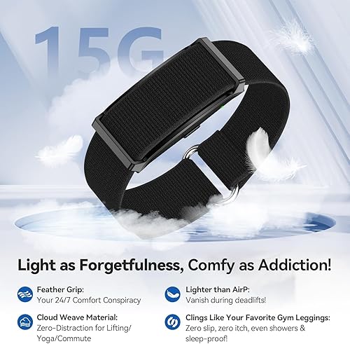 Miniatura 7 de Smart Fitness Bracelet NOVA5.0 Monitor de salud sin pantalla portátil para hombres y mujeres, monitor de presión arterial continuafrecuencia