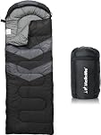 MalloMe Sleeping Bag for Adults Kids Boys & Girls for Winter, Fall & Spring - Single & Double - Waterproof Lightweight & Portable Backpacking Camping & Hiking Outdoor Travel with Compact Bag