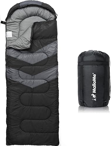 Miniatura 22 de MalloMe Sleeping Bags for Adults Cold Weather & Warm - Backpacking Camping Sleeping Bag for Kids 10-12, Girls, Boys - Lightweight Compact Camping