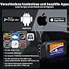 OBD2 Bluetooth Diagnostic Device Scanner Code Reader for iOS iPhone Android Windows Auto Diagnostic Device OBD ODB2 Adapter for OBDII Protocol Vehicles