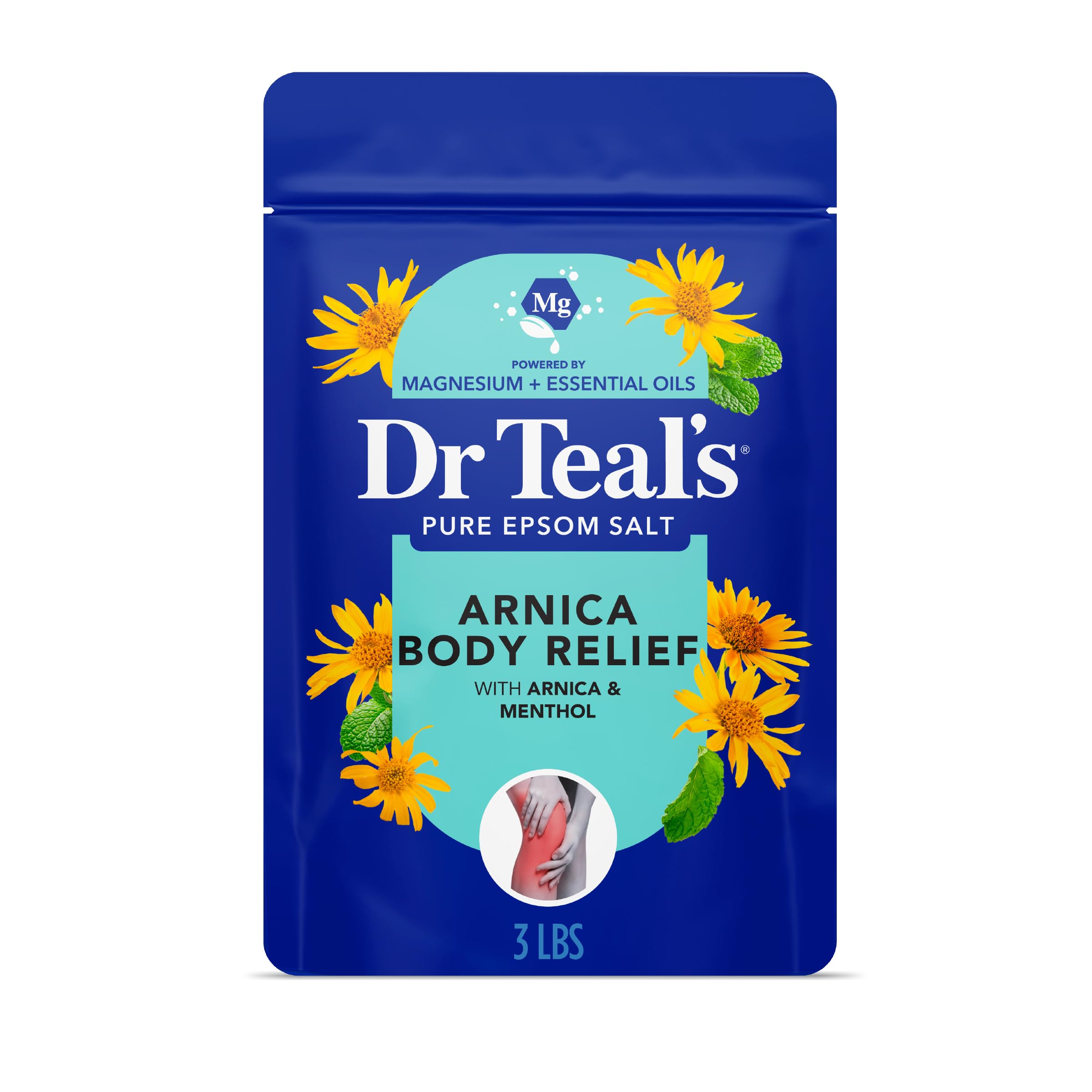 Dr Teal's Arnica Body Relief Epsom Salt Magnesium Soak - bath and bathing accessories | Mubboo