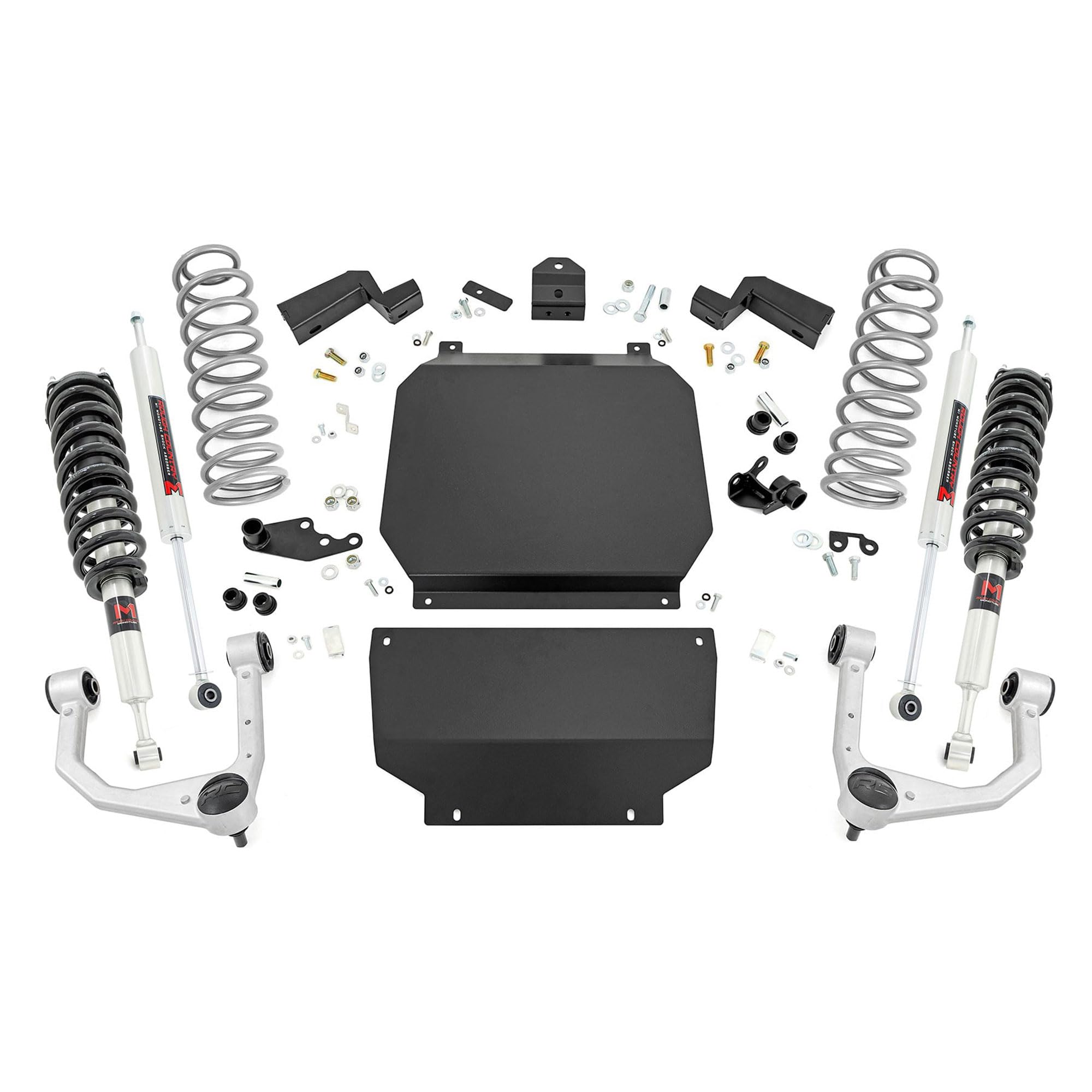 Photo 1 of Rough Country 3.5" Lift Kit for Toyota Tundra (2022–2026) with M1 Monotube Struts and M1 Rear Shocks, Upper Control Arms, Levels Stance, Increases Ground Clearance