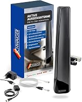 SCHWAIGER aktív kültéri antenna DVB-T2 DAB+ erősítővel, időjárásálló 1
