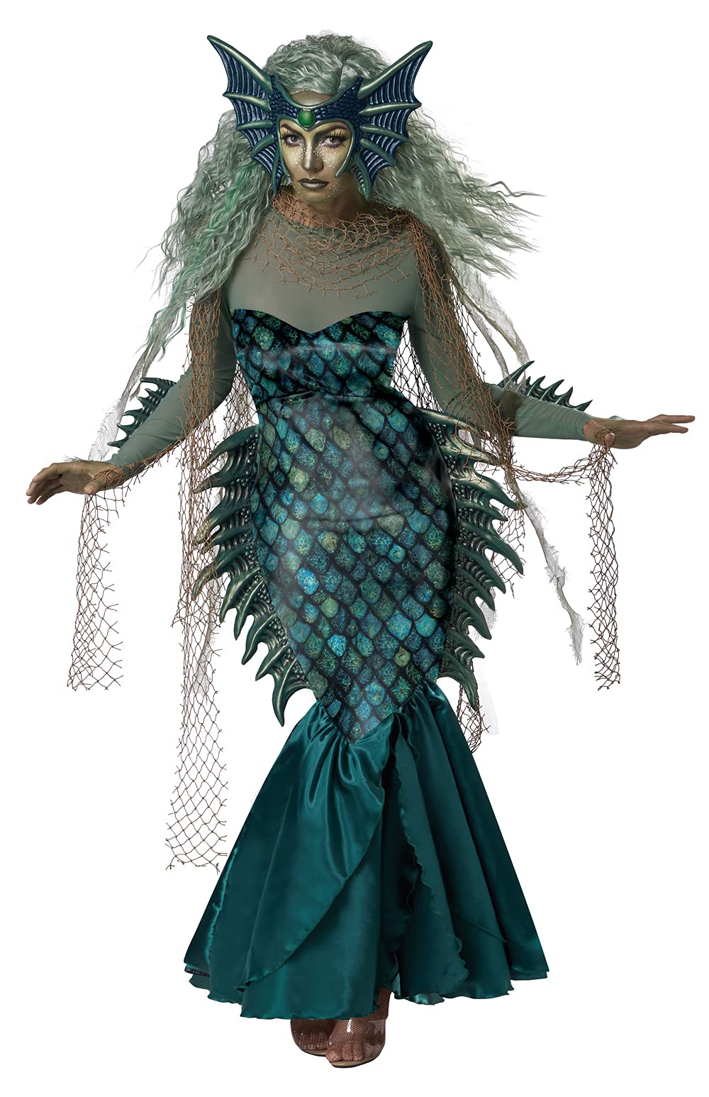 California CostumesCCC-5020-068 Dark Sea Siren, Women's Costume, Medium Adult Sized