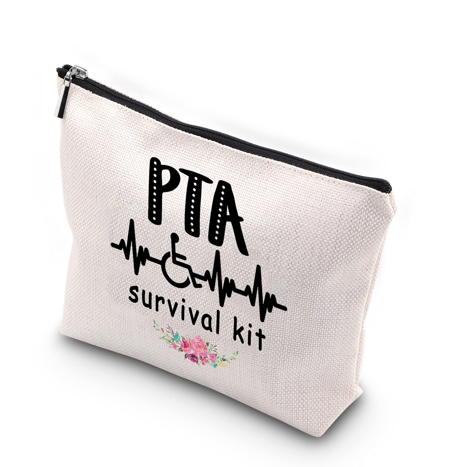 Generic WCGXKO PTA Survival Kit Physical Therapist Assistant Gifts Zipper Pouch Makeup Bag PTA Student Graduation Gift (PTA Survival)