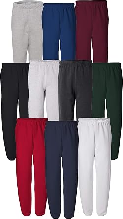 Tee Miracle Multipack Bundle Men 973MR Elastic Bottom Jogger Bulk Sweatpants 3, 6, 10 Pack