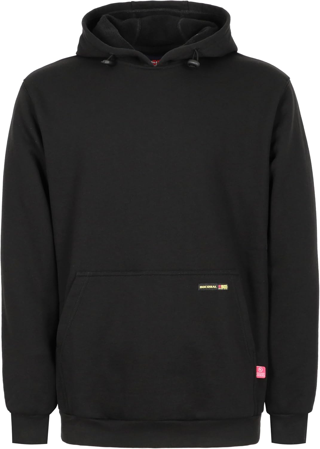 BOCOMAL FR Hoodies Pullover 14oz Heavyweight Cotton Fleece Flame Resistant Hooded Sweatshirts NFPA2112