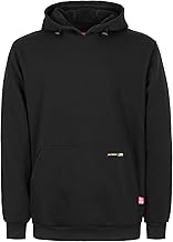 BOCOMAL FR Hoodies Pullover 14oz Heavyweight Cotton Fleece Flame Resistant Hooded Sweatshirts NFPA2112