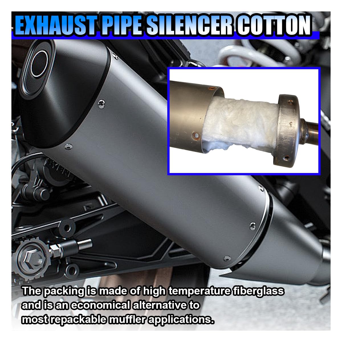 Moose Racing Universal Muffler Packing – For 2-Stroke Or 4-Stroke Motorcycle/ATV