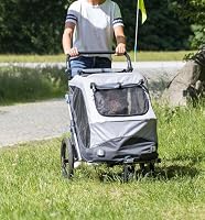TRIXIE Buggy-Frontrad für Hunde-Fahrradanhänger, für Modelle 12794–12799 – Ansicht 2