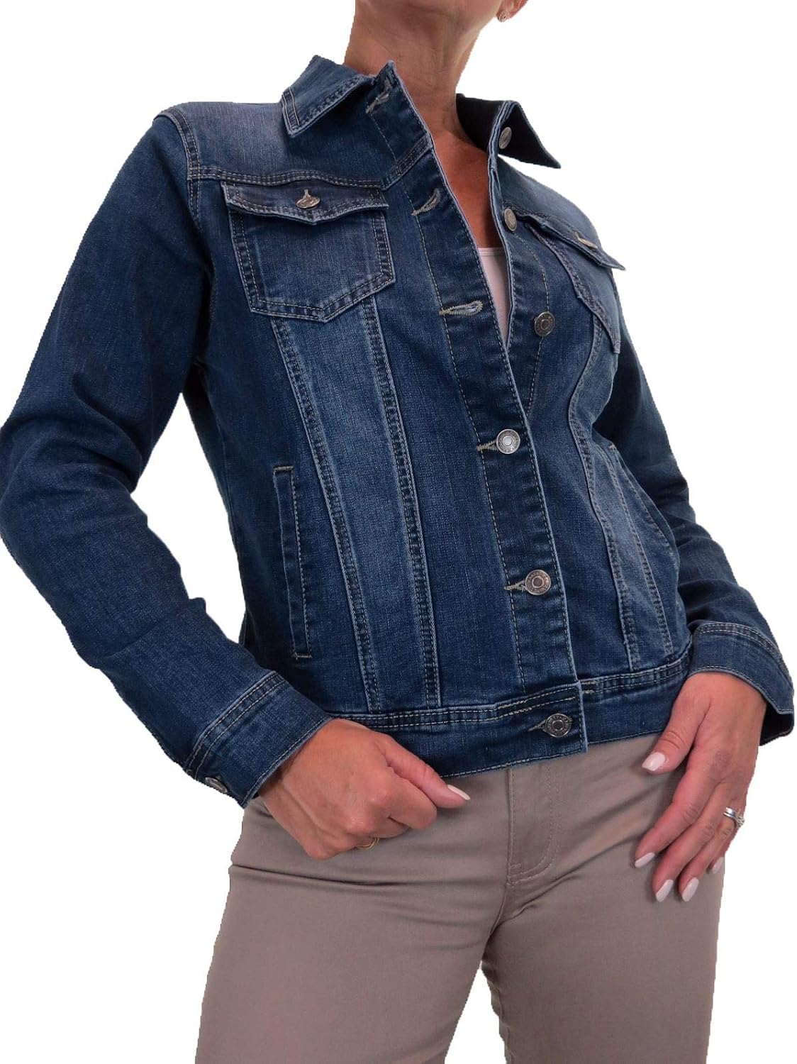 Buy Women's Stretch Denim Jacket Ladies 