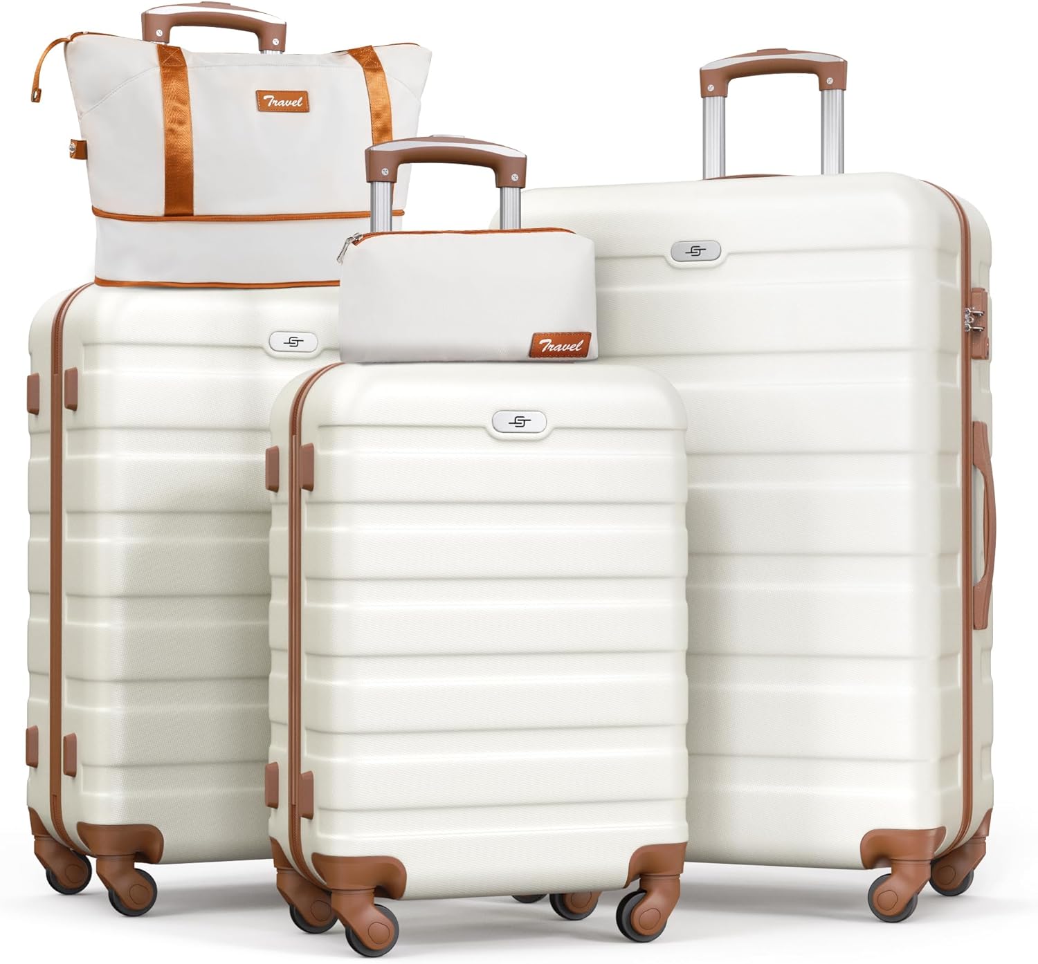 Luggage Set 3 Piece Suitcase Set with Spinner Wheels,20″ 24“ 28” Luggage Sets with Telescopic Handle