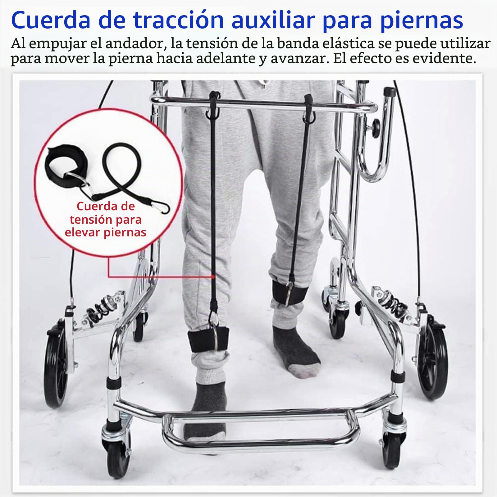 Andadores para Personas Mayores, andadores de exploración, andadores con Ruedas y andadores con Asientos para Personas Mayores, rehabilitación y Personas discapacitadas con hemiplejia