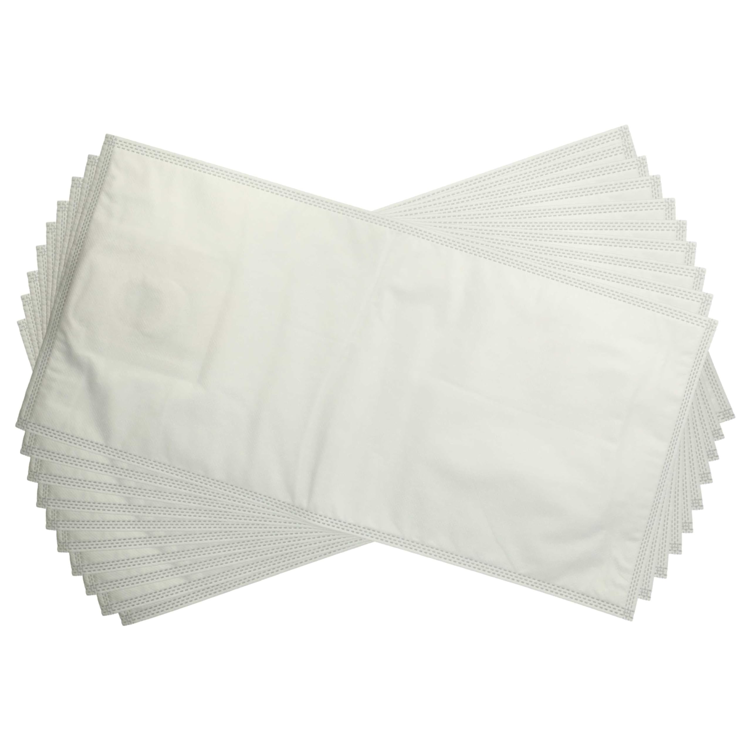 vhbw 50 x worek kompatybilny z Kärcher T 15/1, T 12/1 Professional odkurzacz - mikrofibra, 7 l, 55 cm x 24,7 cm biały