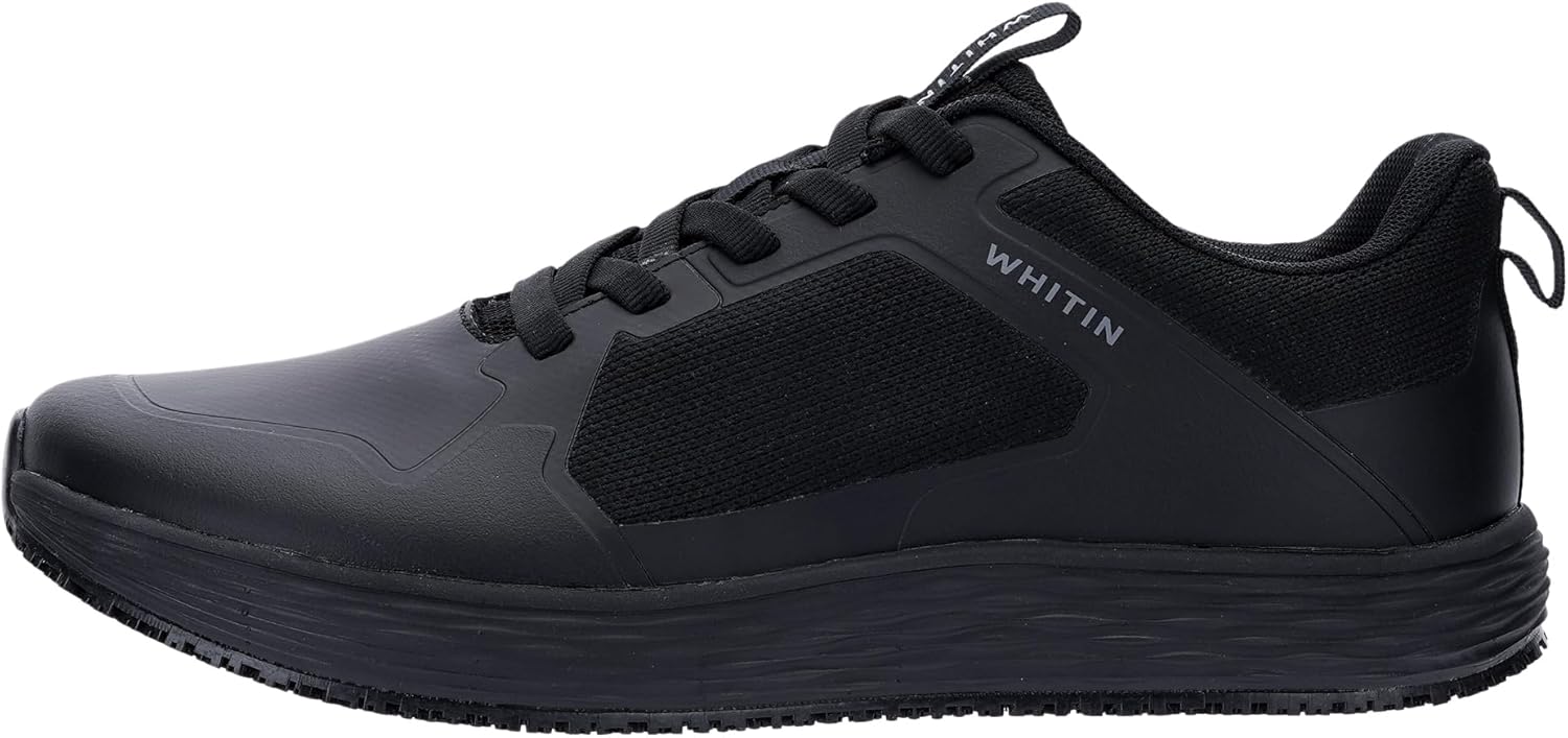 WHITIN Men's Wide Food Service Shoes | Water & Oil Resistant | Zero Drop Sole - Image 3