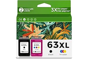 Best Remanufactured 63XL Ink Cartridge Combo Pack