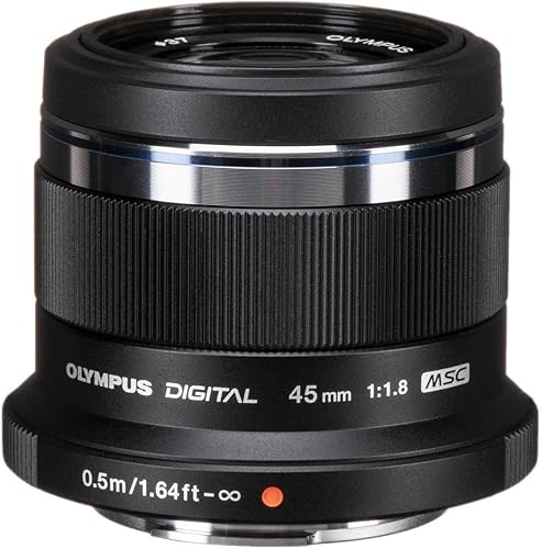 Miniatura 3 de Olympus Lente intercambiable de 45mm f1.8 para micro cámaras Olympus/Panasonic Negro -,plateado