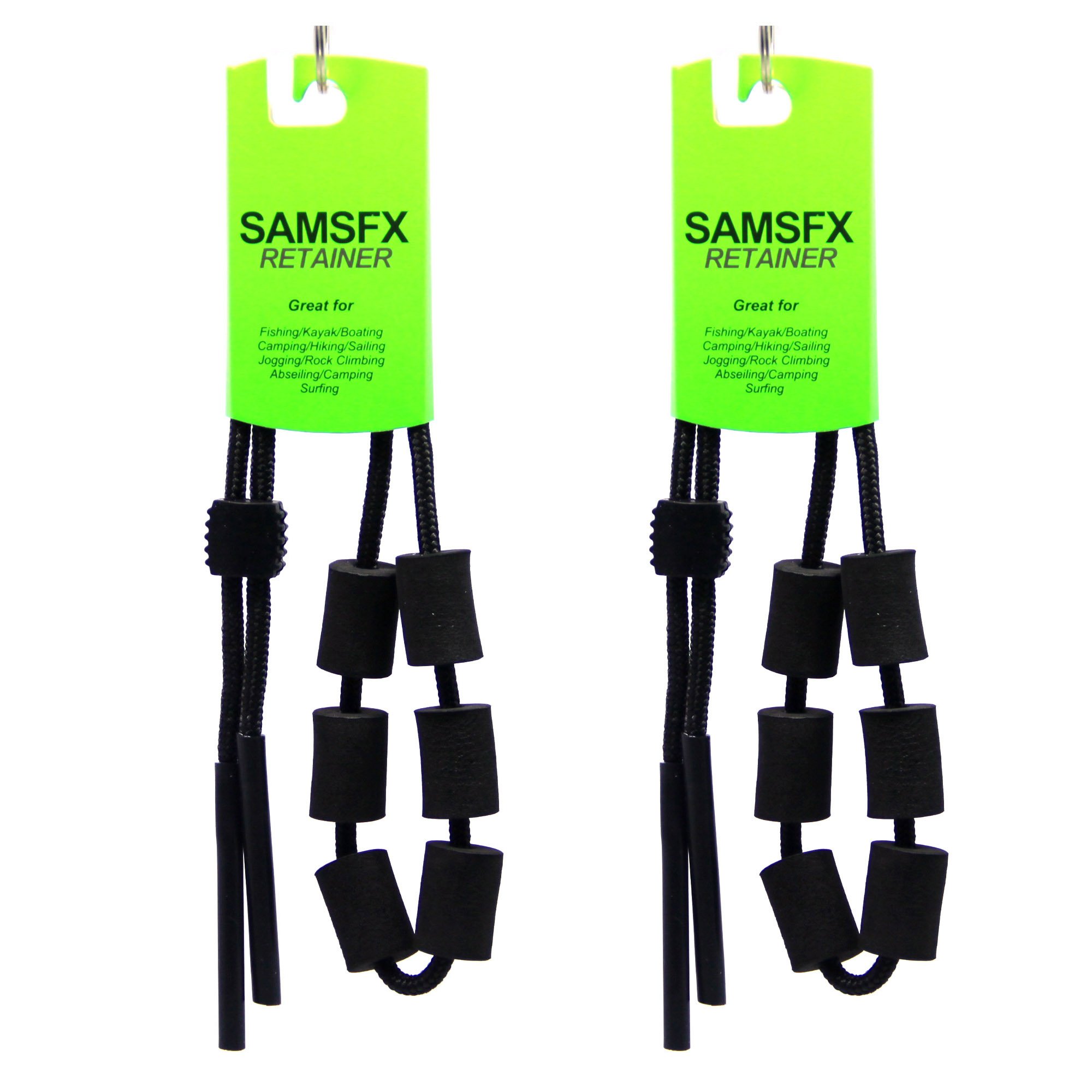 SAMS FISHING SAMSFX 2pcs Adjustable & Floating Eyewear Retainer Holder Strap