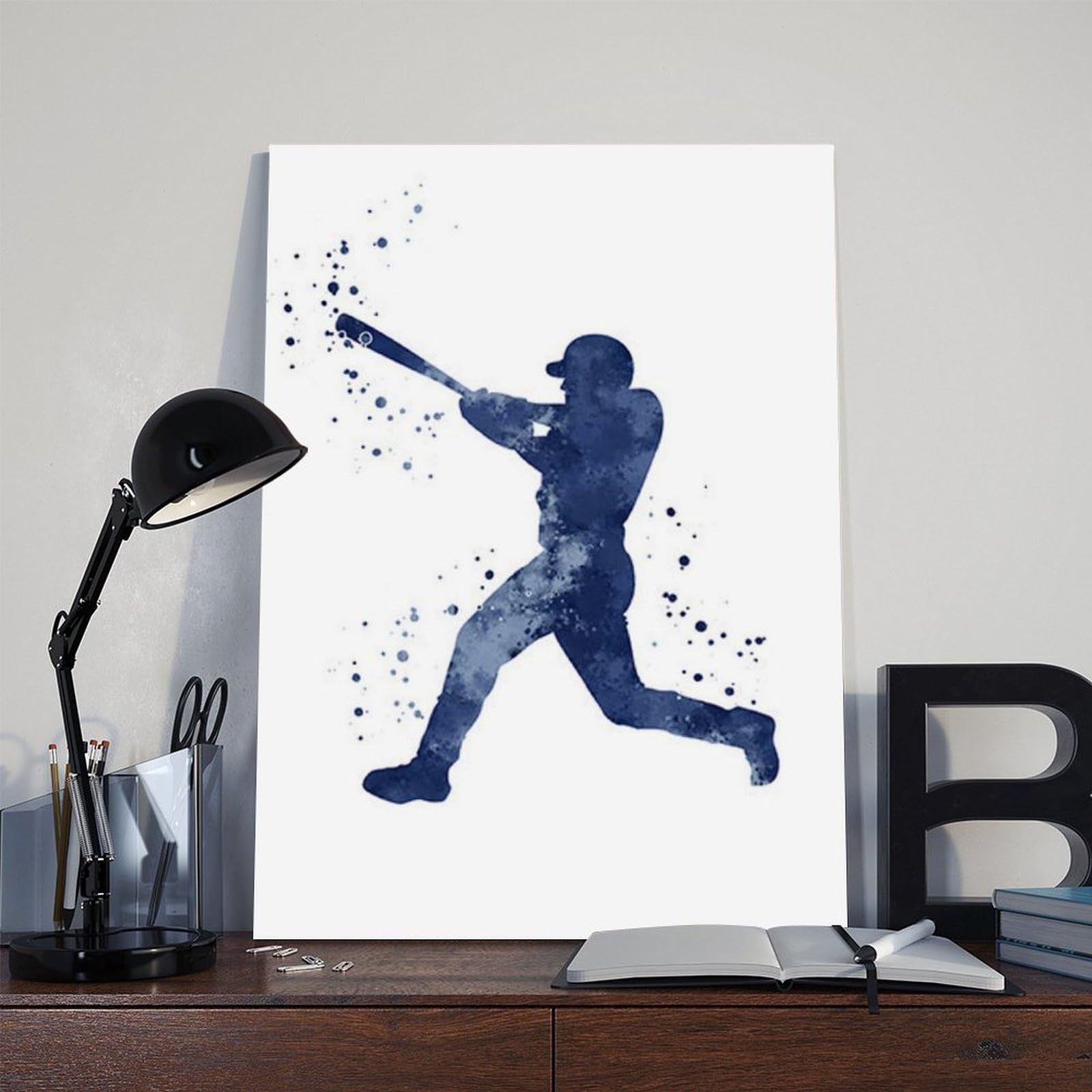 Dipinti decorativi a tema sportivo per camere dei ragazzi 3 poster su tela decorazione per camera da letto paesaggio ufficio camera da letto regalo decorazione 50,8 cm L x 76,2 cm W