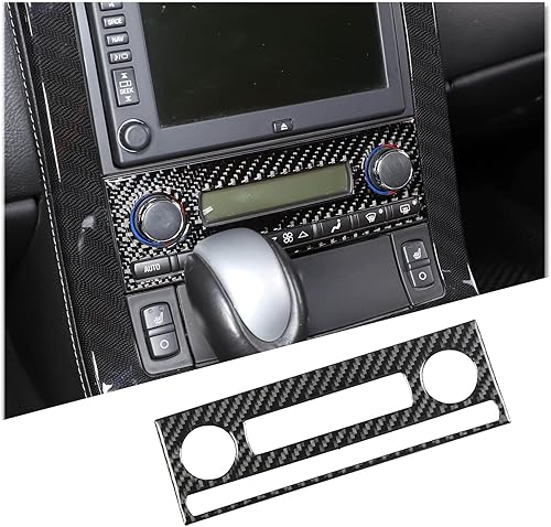 PIUGILH Cubierta del marco del panel del interruptor del aire acondicionado del coche para Corvette C6 Z06 ZR1 2005-2013 accesorios, cubierta