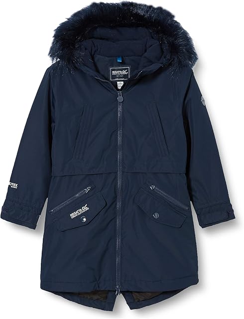 Regatta Kids Honoria Waterproof Insulated Parka - Navy