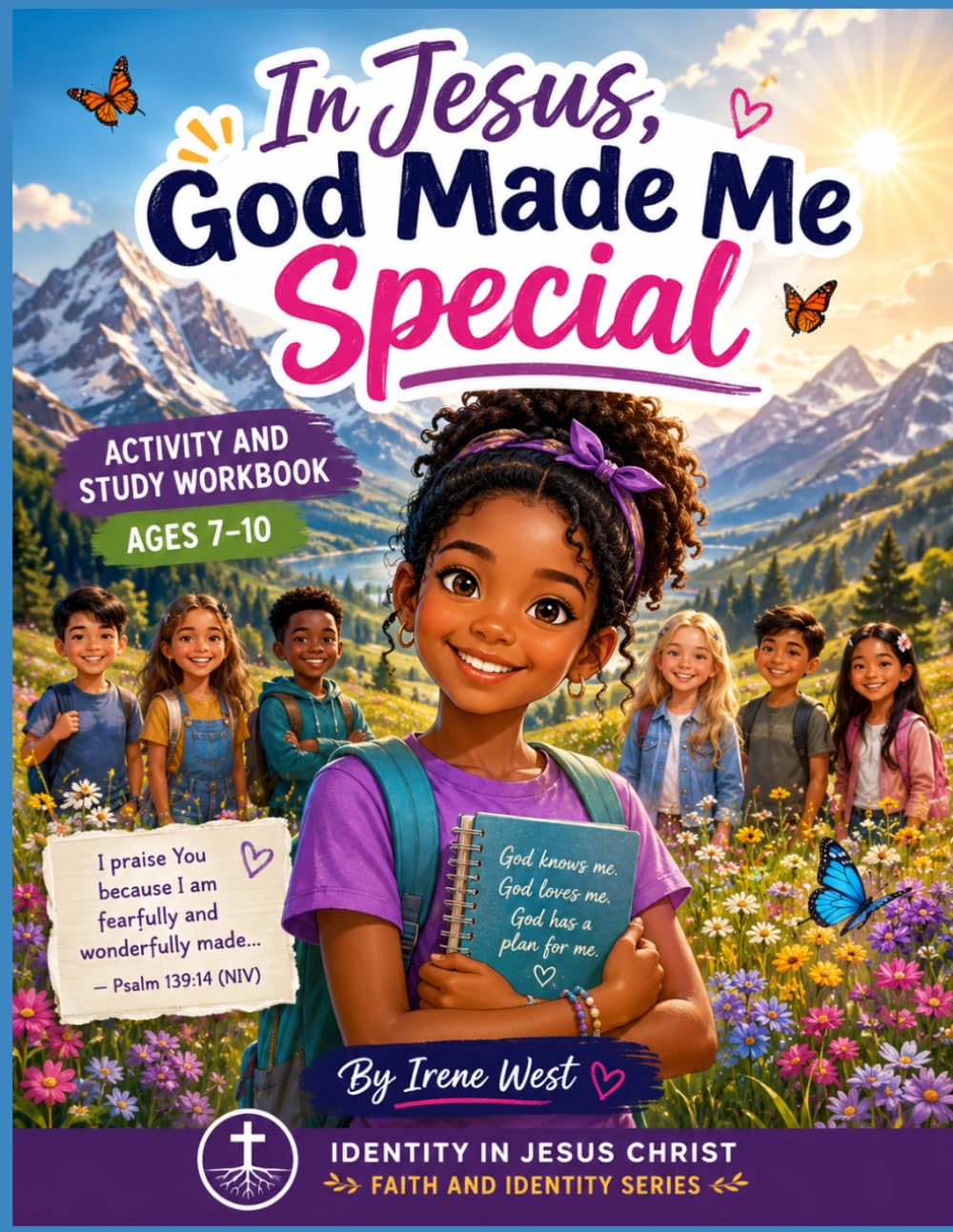 IN JESUS, GOD MADE ME SPECIAL ACTIVITY AND STUDY WORKBOOK.: 7-10 YEARS