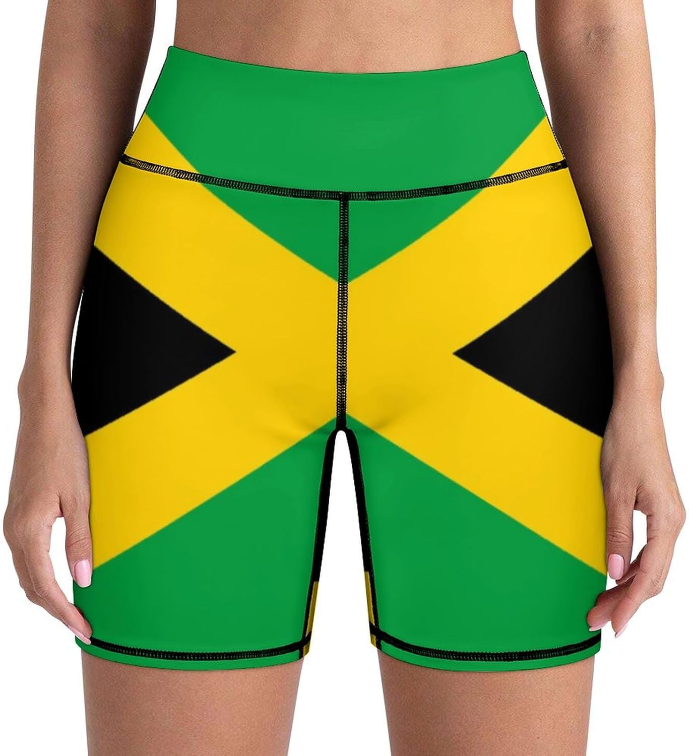 Women's High Waist Bike Shorts for Workout Sports Athletic Running Hiking Biker Yoga Gym