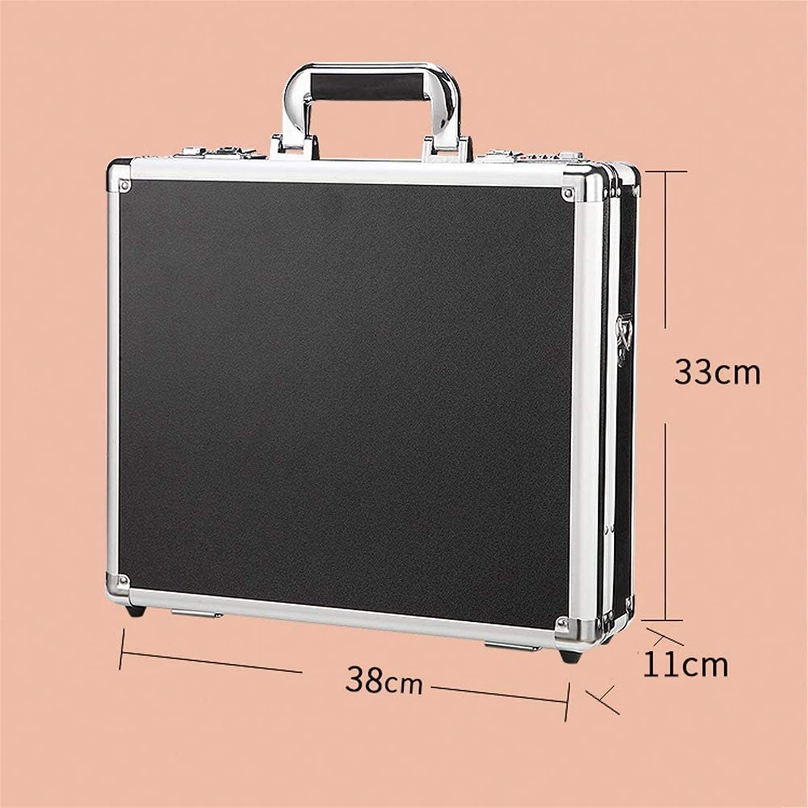 Caja Fuerte portátil: Caja de Seguridad con combinación de Viaje de Acero Personal con Apertura Superior para el automóvil, el Escritorio o el hogar